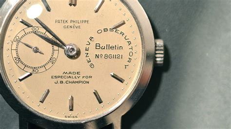 patek philippe jb champion|A Look At JB Champion's Unique Observatory .